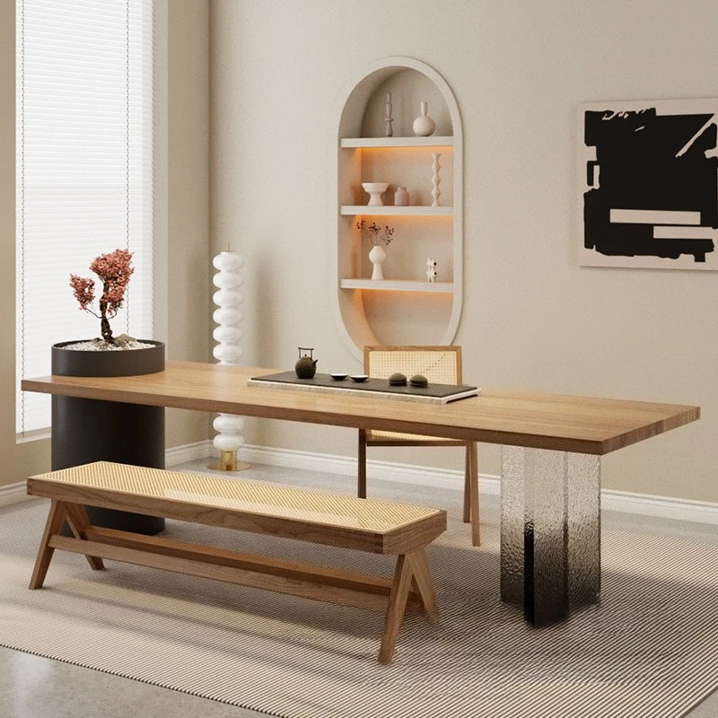 Modern Wabi-sabi Floating Table Nordic Creative Reception Living Room Tea Table Acrylic Home Furniture Tavolo Fluttuante FYFD