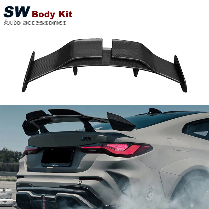 

SW High Quality Carbon Fiber IMP Style Spoiler For BMW G80 M3 G82 G83 M4 Aerodynamics Trunk Spoiler Flaps Rear Wing