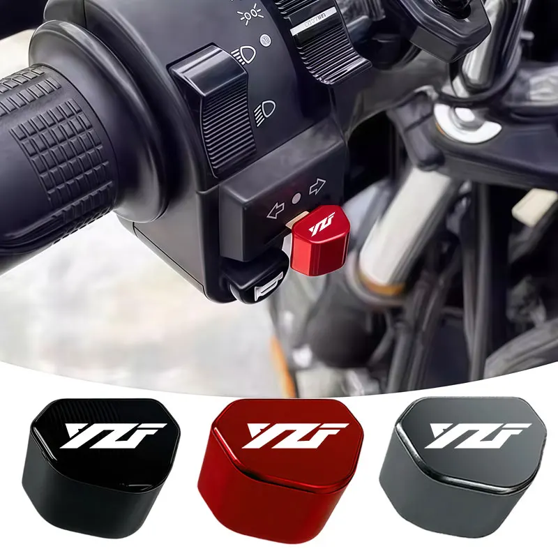 For Yamaha YZFR1 YZFR1M 2015 -2024 Motorcycle aluminum alloy accessories CNC switch button turn signal switch keycap