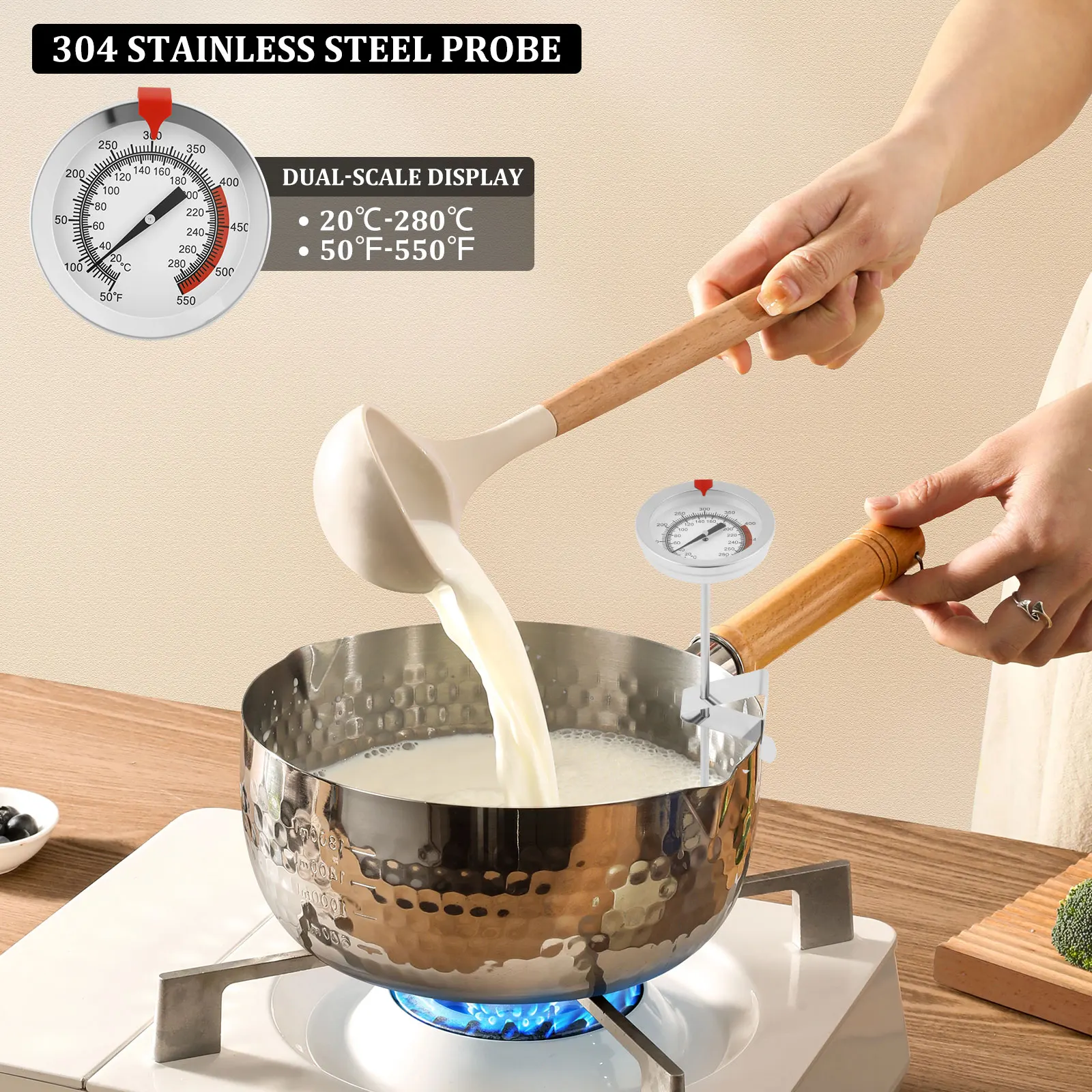 2 Stück/4 Stück Küchenthermome – Commercial Kitchen Pots And Pans Bewertung und Preis