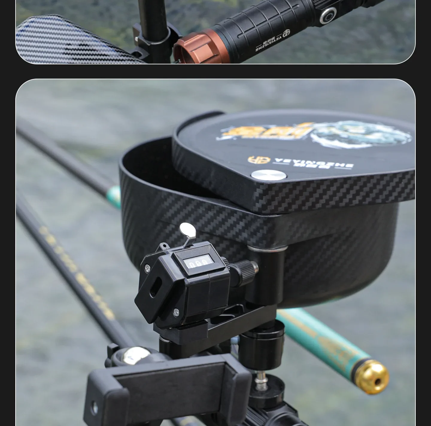 Outdoor-Angelzähler, manueller mechanischer Zähler, handgehaltener Zähler, 4-stelliger Zähler, Klickzähler für Köderboxen – Detail 28