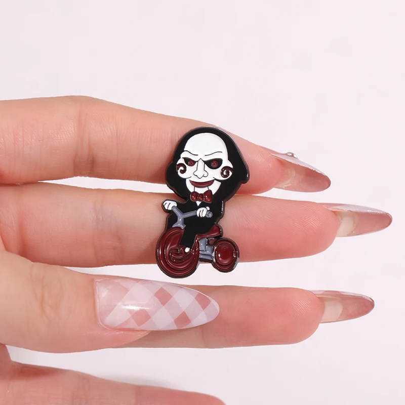 Punk Films Monsters Theme Enamel Pins Custom Horror Movies Girls Monster Badges Lapel Backpack Brooches Jewelry Accessories