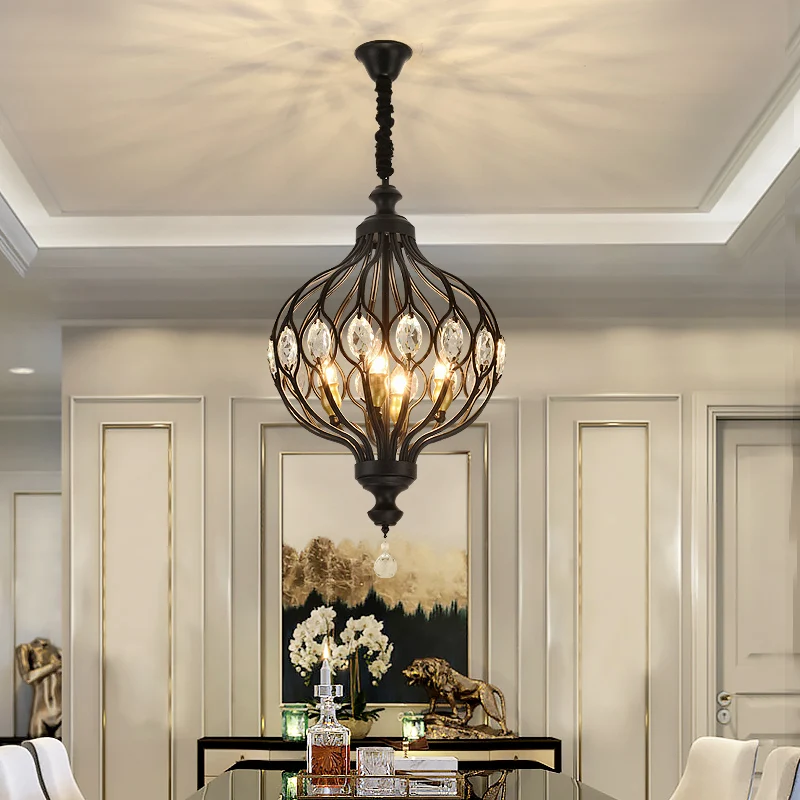 Modern Crystal Chandelier Lighting For Kitchen Bedroom Art Deco E14 LED Chandeliers Ceiling Lustre Cristal Light Fixtures
