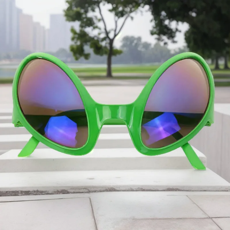 نظارات شمسية مضحكة للحفلات، عدسات قوس قزح، نظارات شمسية للعطلات والرقص، أشكال بديلة للحفلات lrest De Sol #2