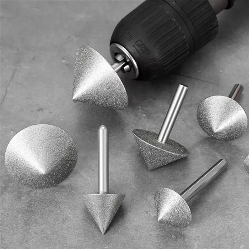 AS60-Cabezal de molienda de diamante 20-60Mm 90 grados resistente al desgaste cono de biselado herramienta abrasiva broca de cabezal de perforación