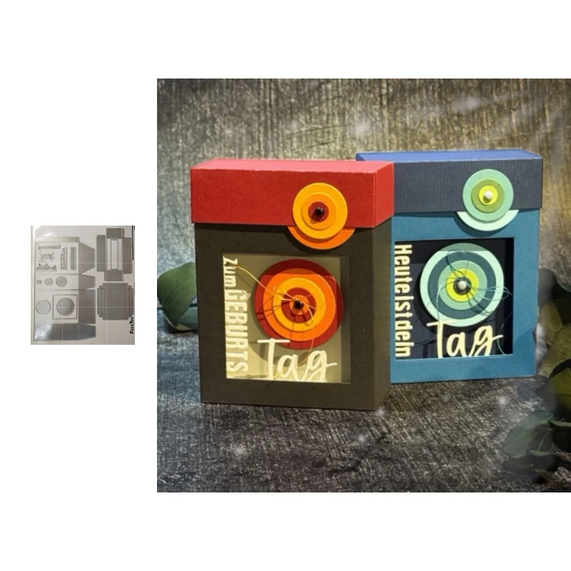 Neu eingetroffen: Vorverkauf von Box-Schneideformen und Stempeln für DIY-Scrapbooking/Fotoalben, dekorative Prägung, DIY-Papierkarten