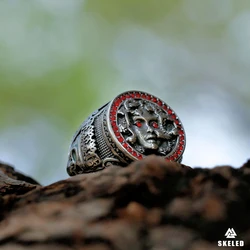 Animal Snake Female Medusa Ring Men and Women Stainless Steel Hip-hop Couple Finger Ring Punk Charm Long Chain Jewelry Wholesale