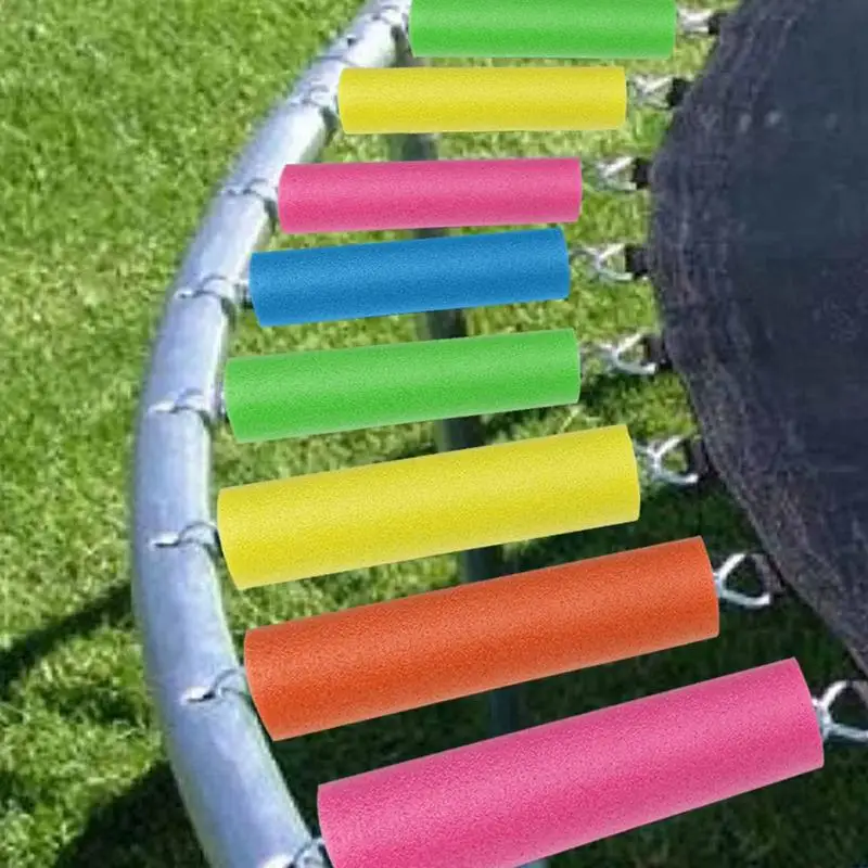 Trampoline Foam Pole Sleeves Enclosure Foam Sleeve Trampolines Poles Cover Replacement Bright Waterproof Trampoline Spring Cover