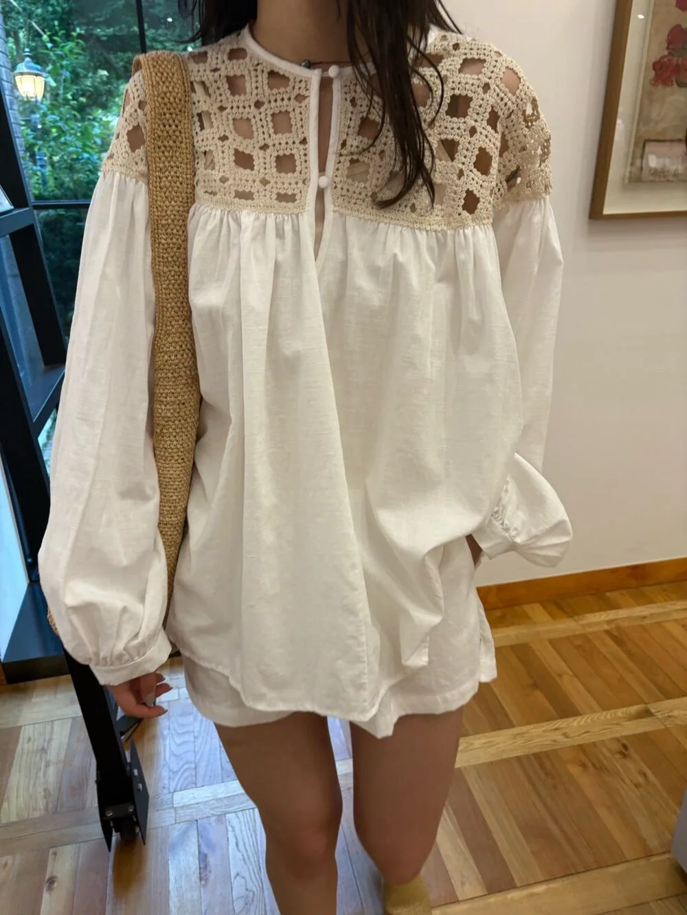 Estilo coreano camisa dois 2 peça conjunto feminino vintage outono inverno pulôver topos + shorts casuais 2 peça roupas femininas