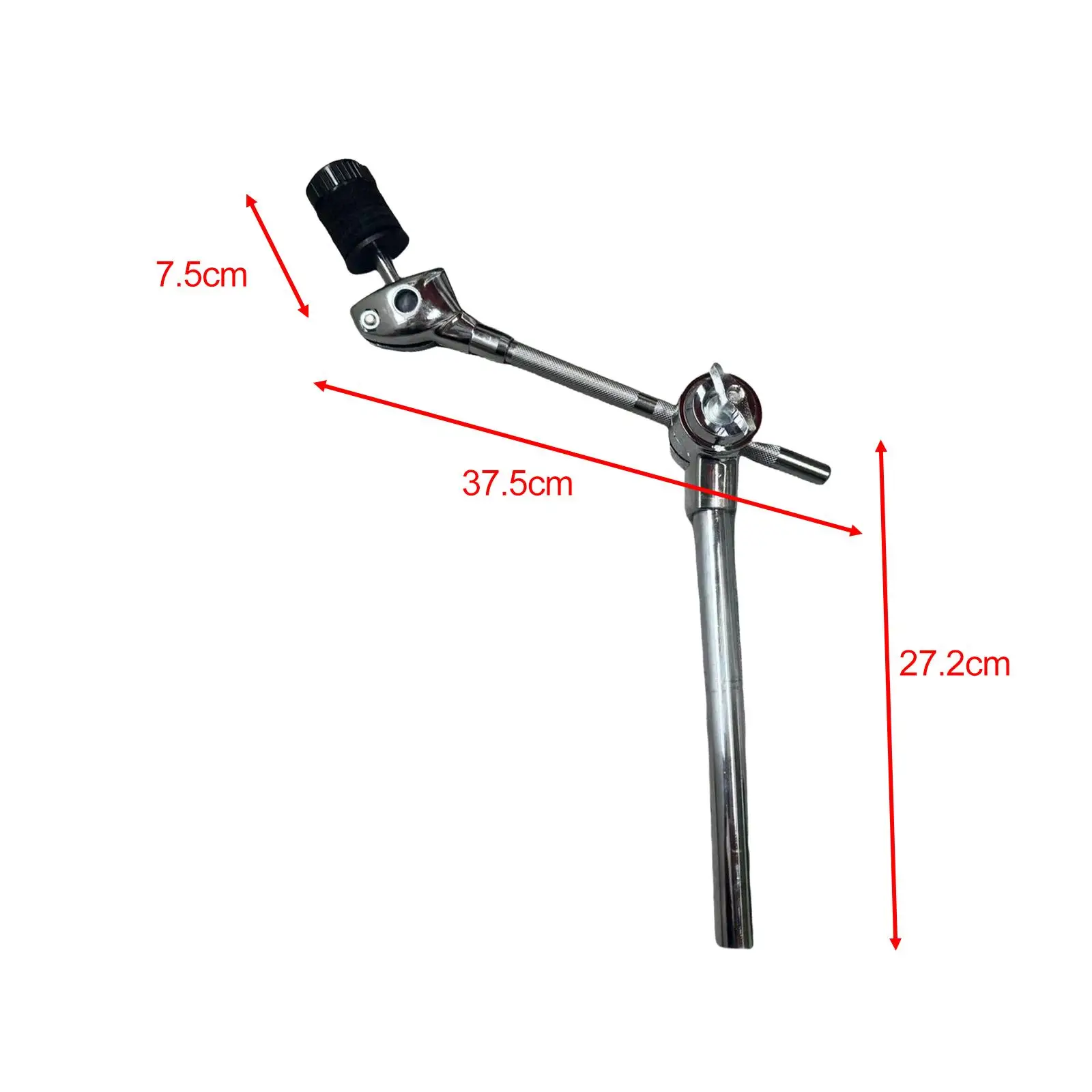 Drum Cymbal Arm Clamp Metal Boom Mount Holder for Percussion Drums Rack and Drum Hardware