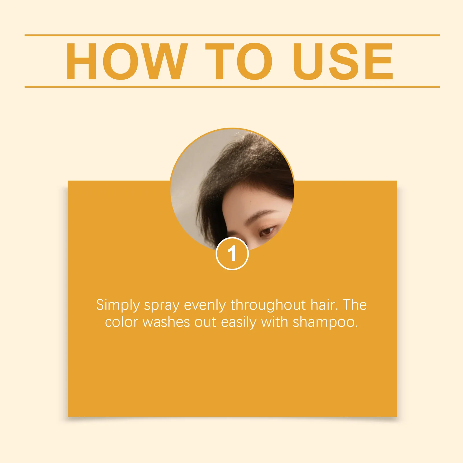  رذاذ لون الشعر الفوري يغير لون الشعر بسرعة، تحسين الملمس، سهل الاستخدام، رذاذ الشعر المؤقت للتجميل #6