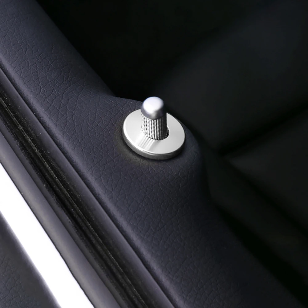 Car Door Bolt Lock Pin Modified Cover for Mercedes Benz C W205 C63 Glc X253 Coupe C292 Amg E W213 Class Accessories
