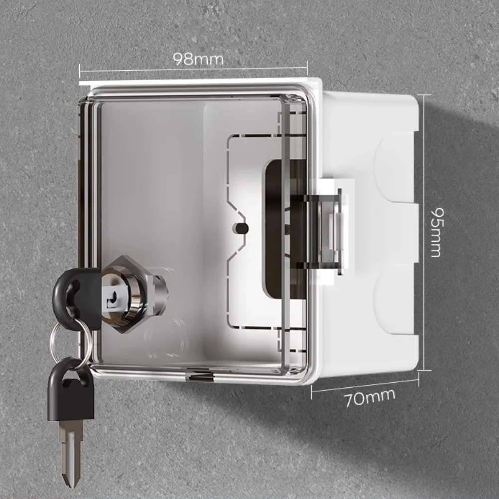 For Outdoor Use Waterproof Charging Socket Outdoor Electrical Appliances Black Transparent Secure Outdoor Socket Installation