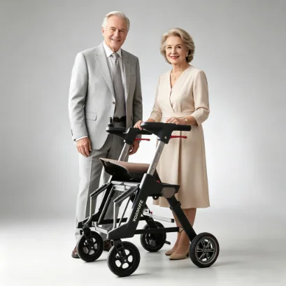 Electric walker for the elderly Electric wheelchair for the elderly Small folding car Electric four-wheel scooter
