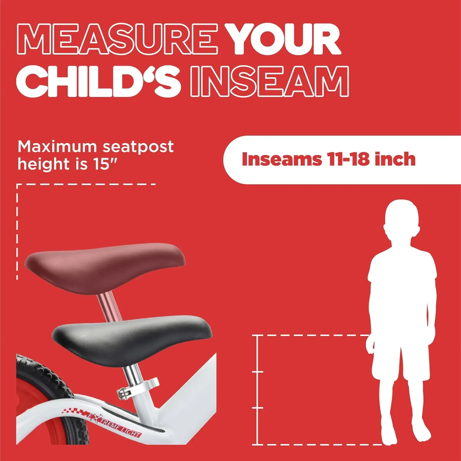 Balance Bike - 30.5 cm (12 ") bici da allenamento per bambini e bambini piccoli-1.8kg (4 libbre) bici da equilibrio per bambini-bambini dai 3, 4, 5 - No