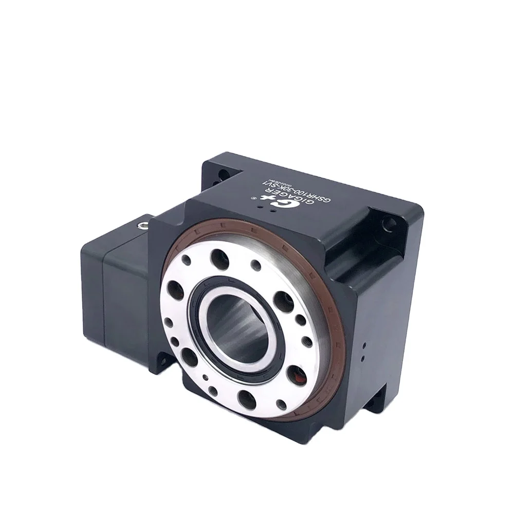 100mm Hollow Bore Rotary Gearbox High Positioning Accuracy Servo Motor for Motorized Rotary Table