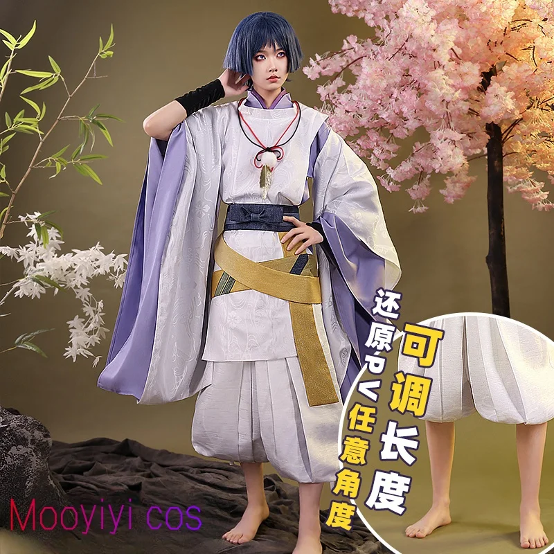 Новый костюм Mooyiyi cos Wanderer для косплея на Хэллоуин, Рождество, ролевая вечеринка, комикс Genshin Impact S-XXL, белый, в наличии 2025