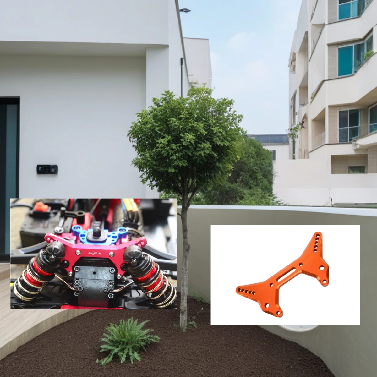 

GPM Alloy Front Shock Tower ARRMA 1/7 Limitless 6S /8S Infraction Limitless V2 ARA7116V2