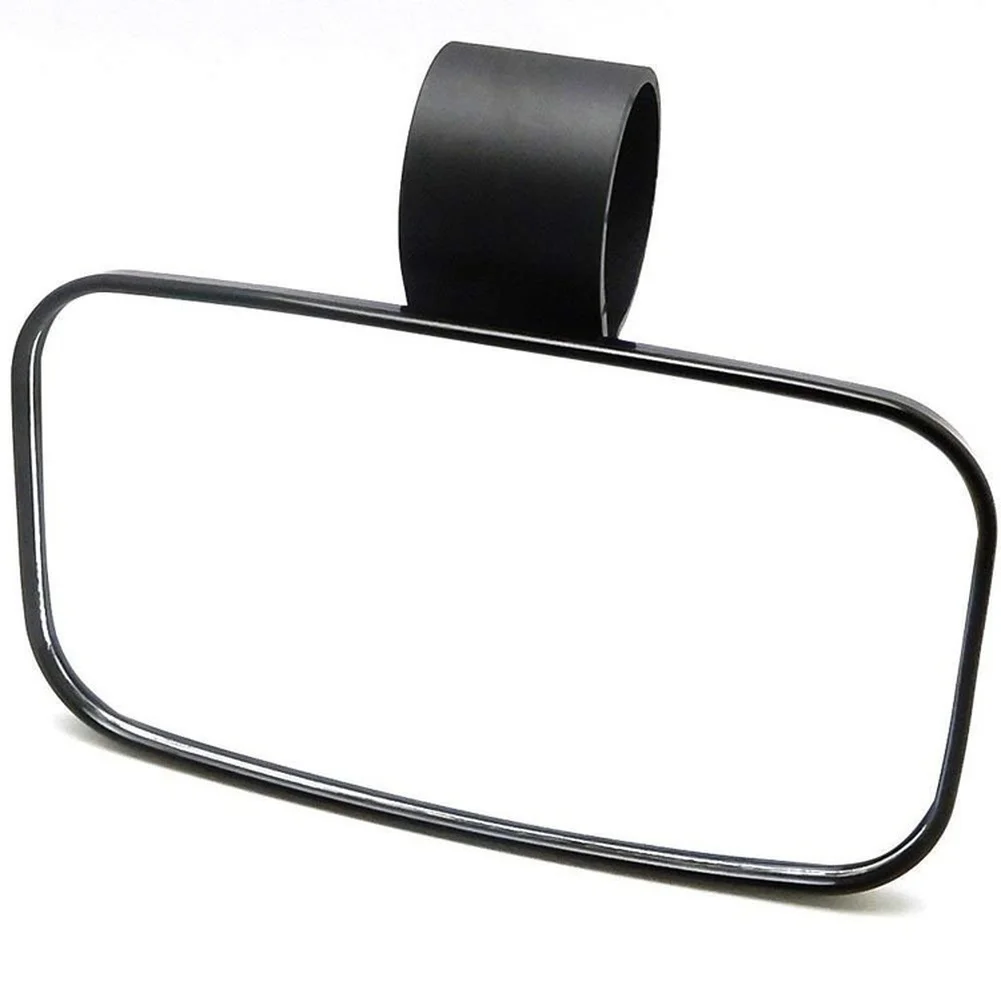 

Rear View Mirror for UTV and ATV Wide Angle Spherical Design Glass Mirror 360 Adjustable Rotation Black Finish