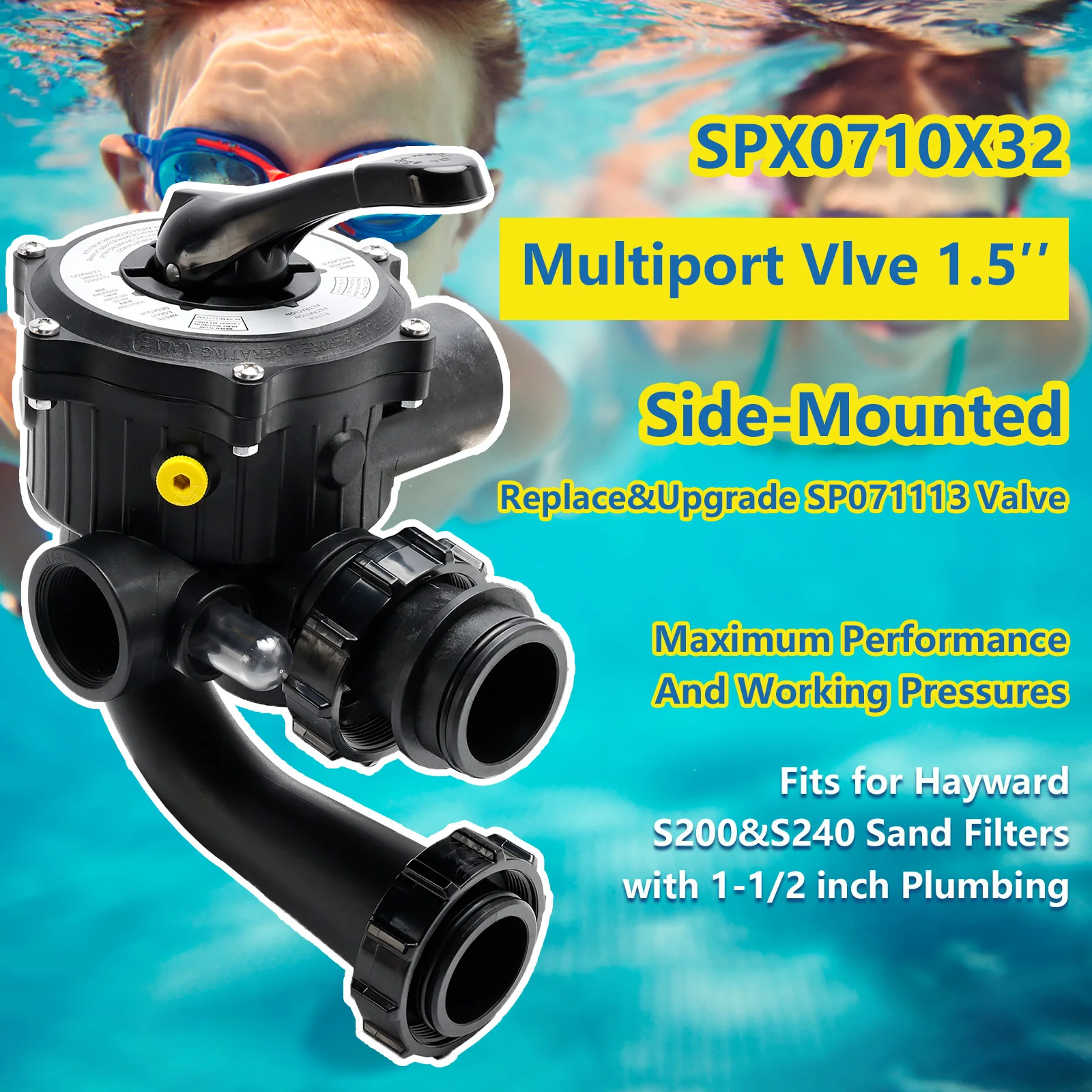 Artudatech SPX0710X32 Vari-Flo Multiport Valve 1.5