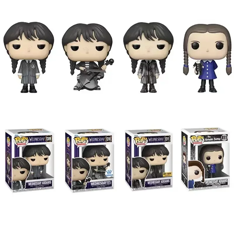 Funko Pop WEDNESDAY ADDAMS with CELLO 1310# 1309# 811# 1311# LURCH the ADDAMS Family 815# Vinyl Figures Collection Model Toys