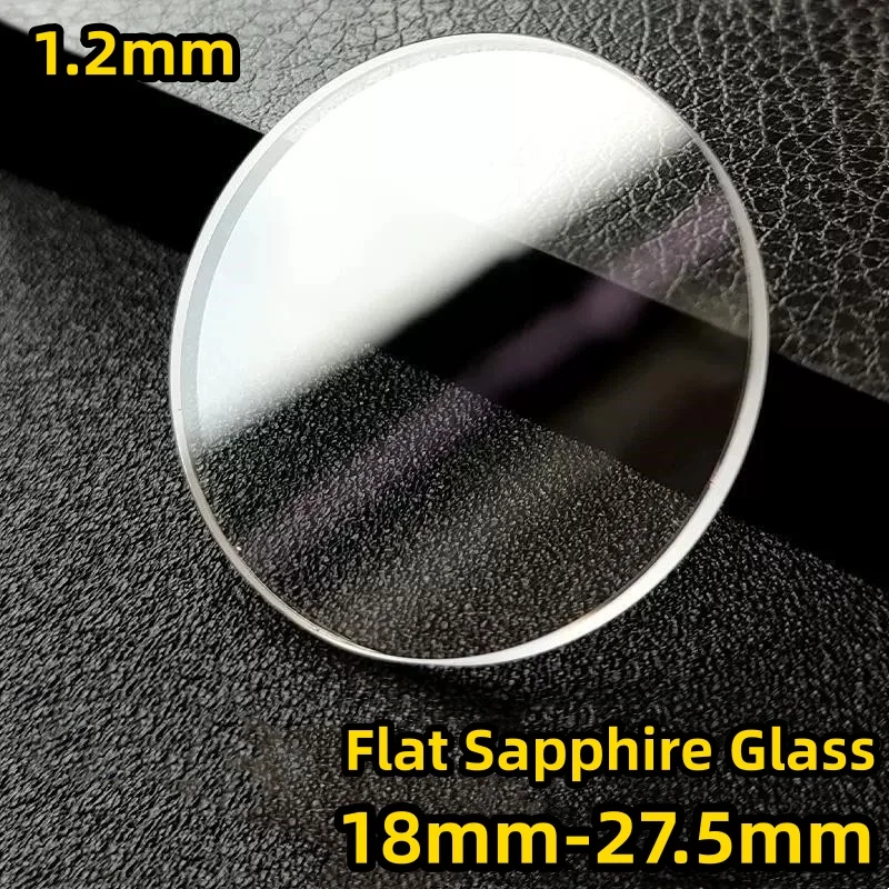 1,2mm Dicke Sowohl Seiten Flache Sapphire Uhr Kristall Transparent Runde Glas 18mm-27,5mm Durchmesser YZC2350 – Detail 1
