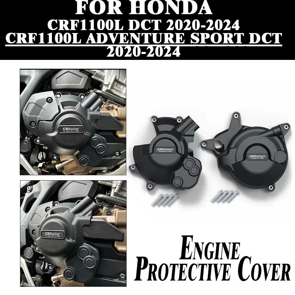 

For GBRacing For HONDA CRF1100L DCT 2020-2024 CRF1100L Adventure Sport DCT 2020-2024 Motorcycles Engine Protection Cover