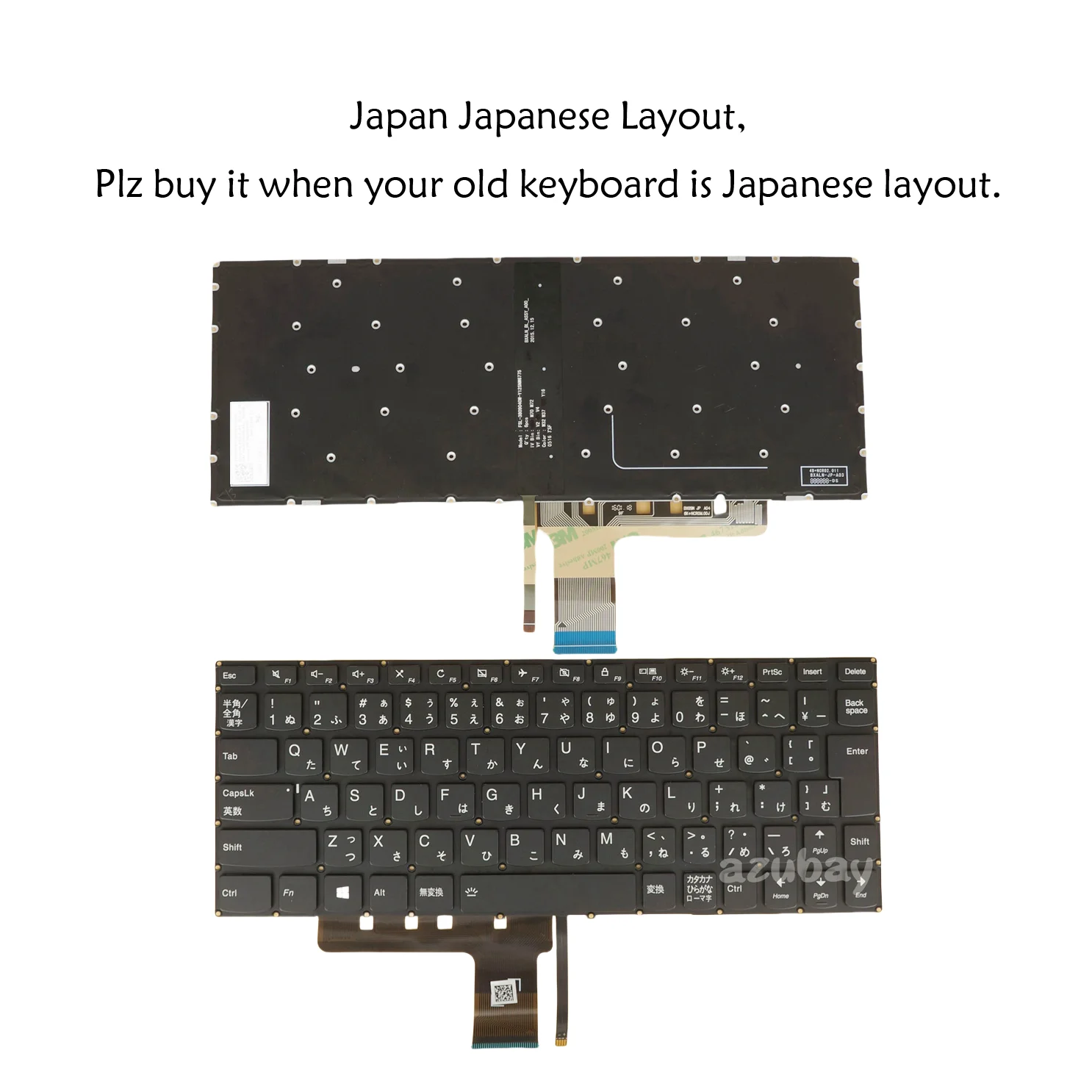 Teclado para Lenovo Ideapad 310-14IKB,310-14ISK 80SL,310-14IAP,v110-14ast v110-14IAP,V310-14IKB V310-14ISK,V510-14IKB japonés