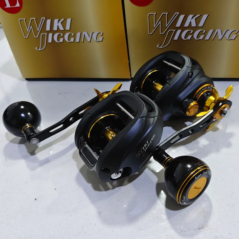 Carrete de Pesca Convencional para Agua Salada Jigging Master WIKI 900XH