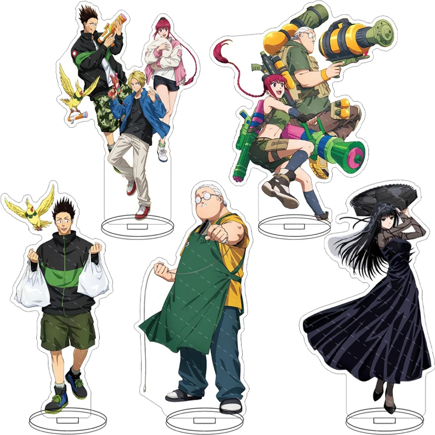 16CM Anime-Figur SAKAMOTO DAYS Taro Sakamoto Lu Shaotang ‌   Asakura Shin ‌   Osaragi ‌   Seba Natsuki Cos Acryl-Ständer Ornamente Geschenke