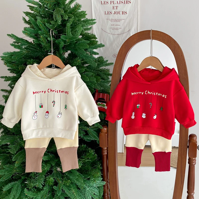 

Winter Infant Christmas Hoodies Baby Girls Boys Cute New Year Gift Long Sleeve Pullover Christmas Toddler Child Clothes Sweater