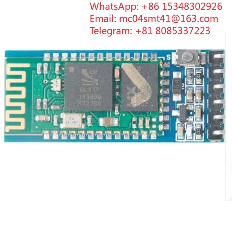 2 pcs HC-05 Bluetooth Serial Module Master & Slave Switchable Unit AT Command Clear Key Wireless Transceiver PCB For MCU Signal