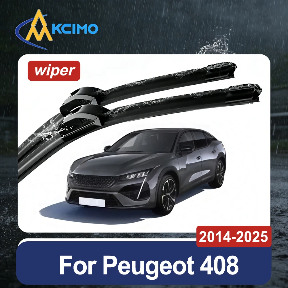 

Front Wiper Blades Replacement For Peugeot 408 T9 2014-2025 Driver & Passenger Side Car Windshield Wipers Easy to Install