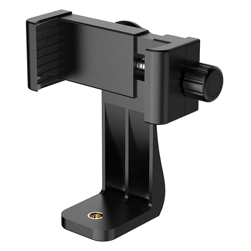 360-stopniowy klips do telefonu komórkowego kompatybilny z uchwytem na telefon komórkowy ze śrubą 1/4 Uchwyt do statywu Uniwersalny adapter do statywu biurkowego dla iPhone'a