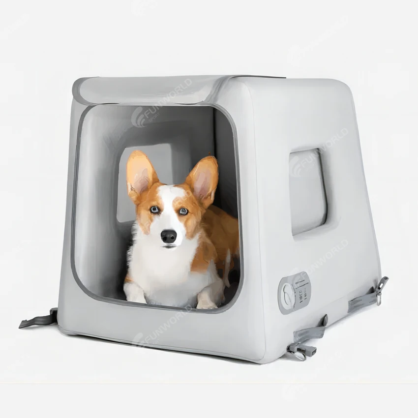 sturdy foldable soft pet kennel pet cages inflatable carriers houses animal house dog kennel