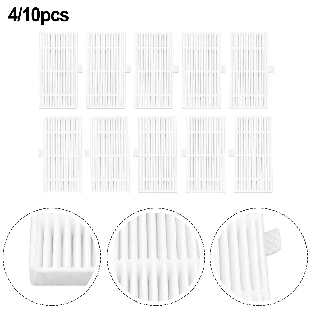 4/10pcs Filters  For Cecotec For Conga 999 Robot Vacuum Cleaner Replacement Accessories Filter 81*40*12mm