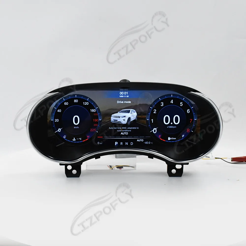 

LCD Speedometer Dashboard For Jeep Grand Cherokee 2013-2018 CarPlay Digital Cluster Virtual Cockpit GPS Navigation Car Accessory