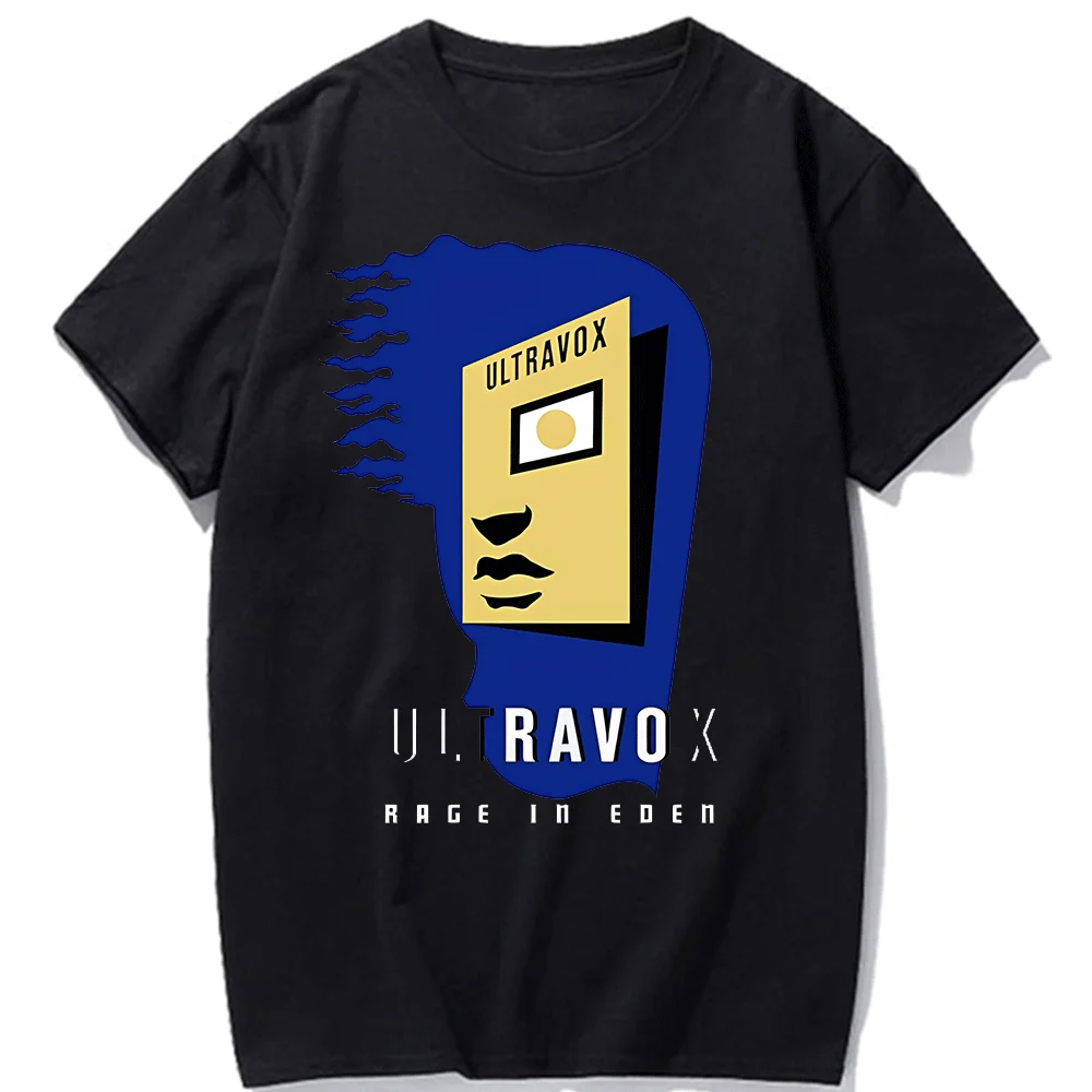 Ultravox Rage in Eden Cotton T Shirt Gift Meme Gift Funny Style Unisex Gamer Print Cult Movie Music Top Mens Womens Adult Tee