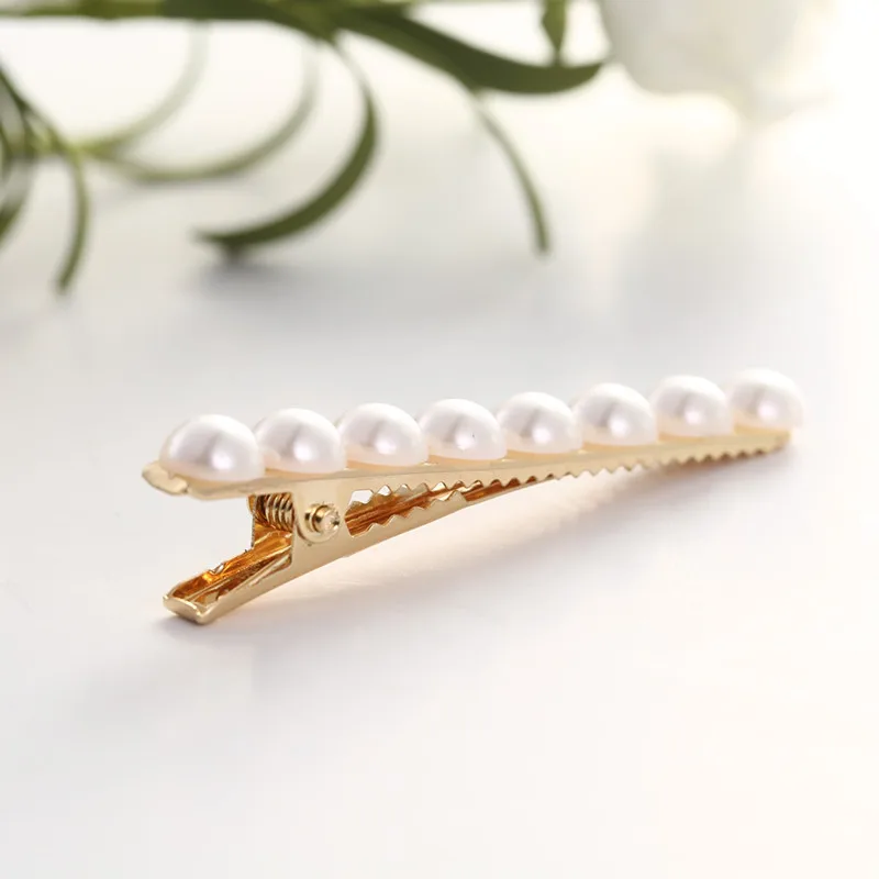 Korean Fashion Flower Opal Pearl Hairpins Gifts Women Girls Hair Clips Pins Barrettes Accessories Hairclip Hairgrips Headdress