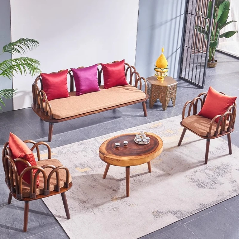 Living room coffee table sofa combination, simple home side table, sofa chair