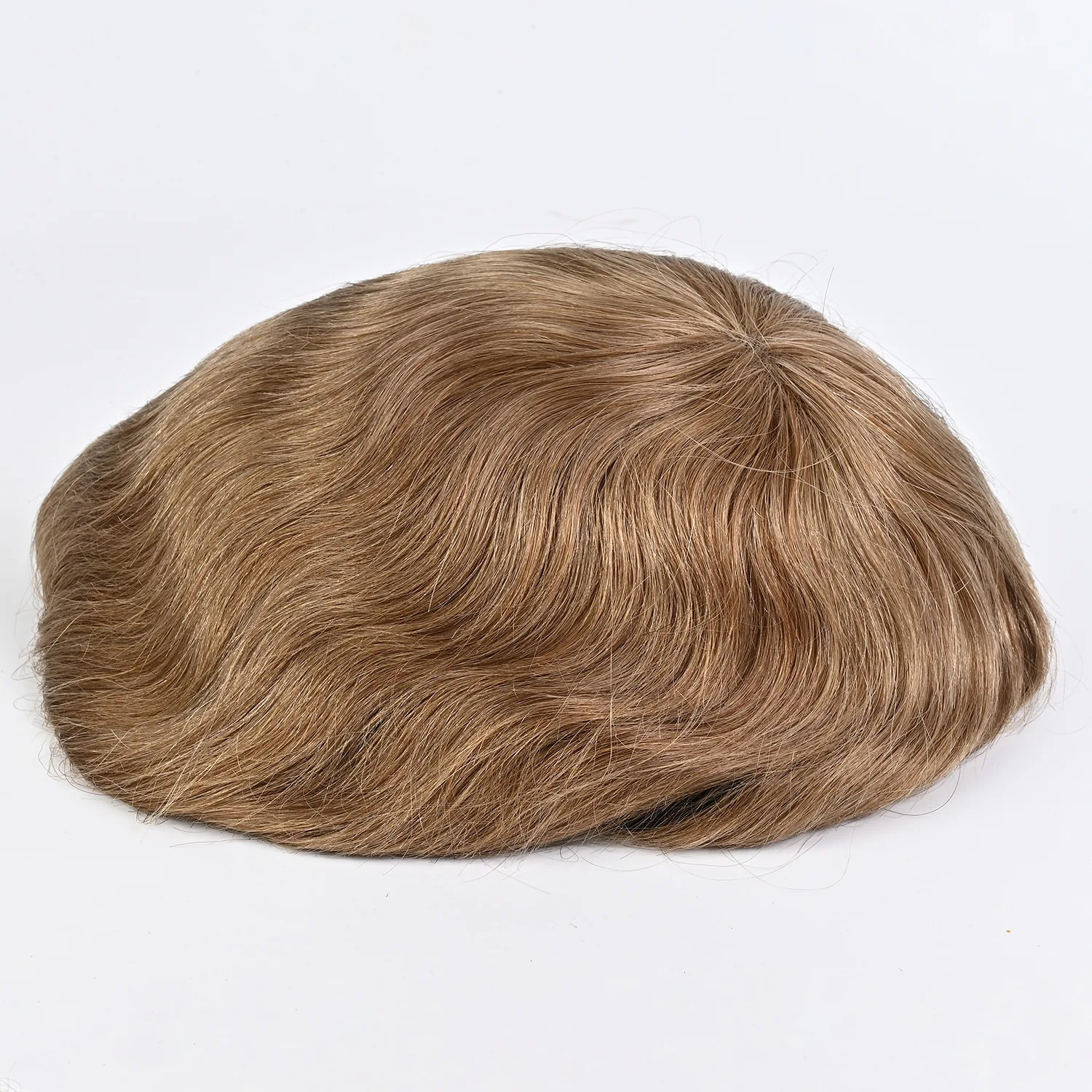 Human Hair Toupee for Men Blonde Hair System 8x10