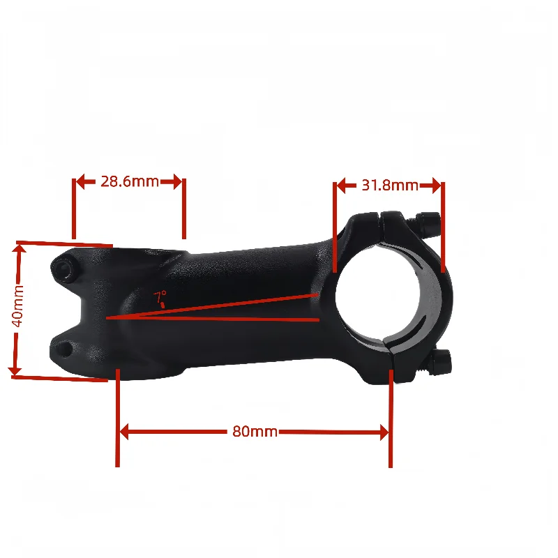 

Forging Ultra-Light Road & Mountain Bike Stem +7° Angle 31.8mm Handlebar Clamp Performance Cycling Accessory