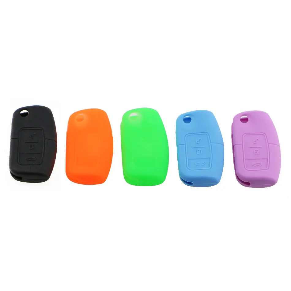 1Piece Silicone Key Bag Key Cover Key Case for Ford Focus 2 2009-2012 Fiesta 2 3 Ecosport 2009 2010 2011 2012 2013 2014 2015