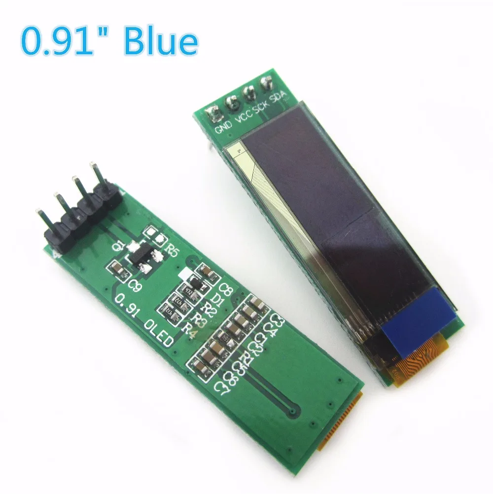 HAILANGNIAO 10pcs 1pcs 0.91 inch OLED module 0.91