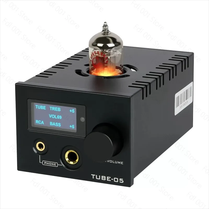 For TUBE-05 Fever ECC82 Tube Bile Headphone Amplifier HIFI Pre-Discrete Component Headphone Amplifier