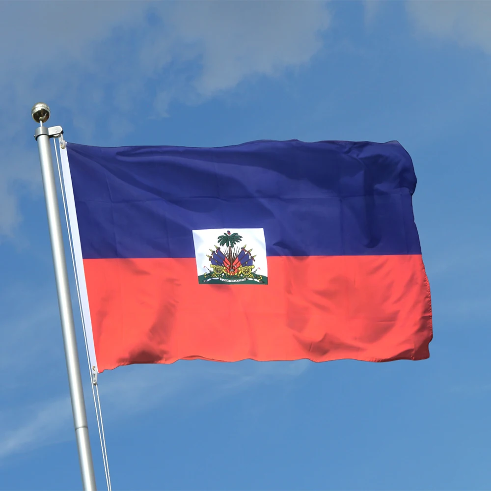 60x90cm 90x150cm Haiti National Flag High Quality Polyester Printed Banner For Decoration