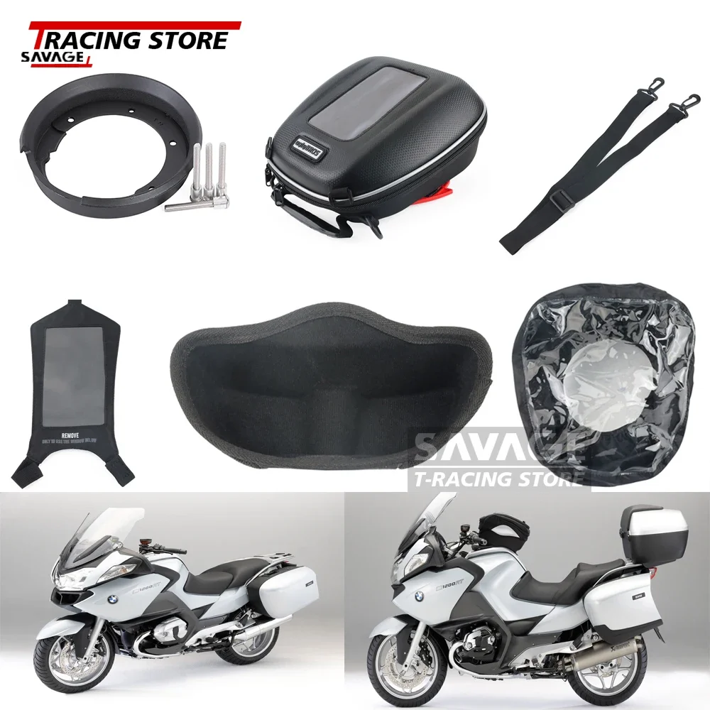 

R900 R1200 RT Motorylcle Fuel Gas Tank Bag For BMW R900RT R1200RT Tanklock Ring Fitting Waterproof Multi-Function Bags Adapter