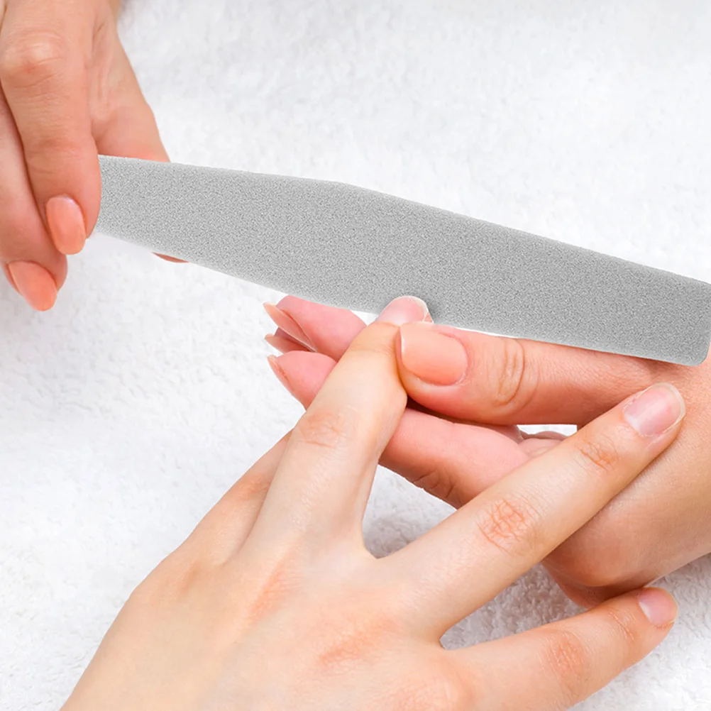 

20 pcs Nail Strips Sponge Files for Natural Acrylic Nails Nail File For Fingernail Fingernail Toe Travel Manicure Tools