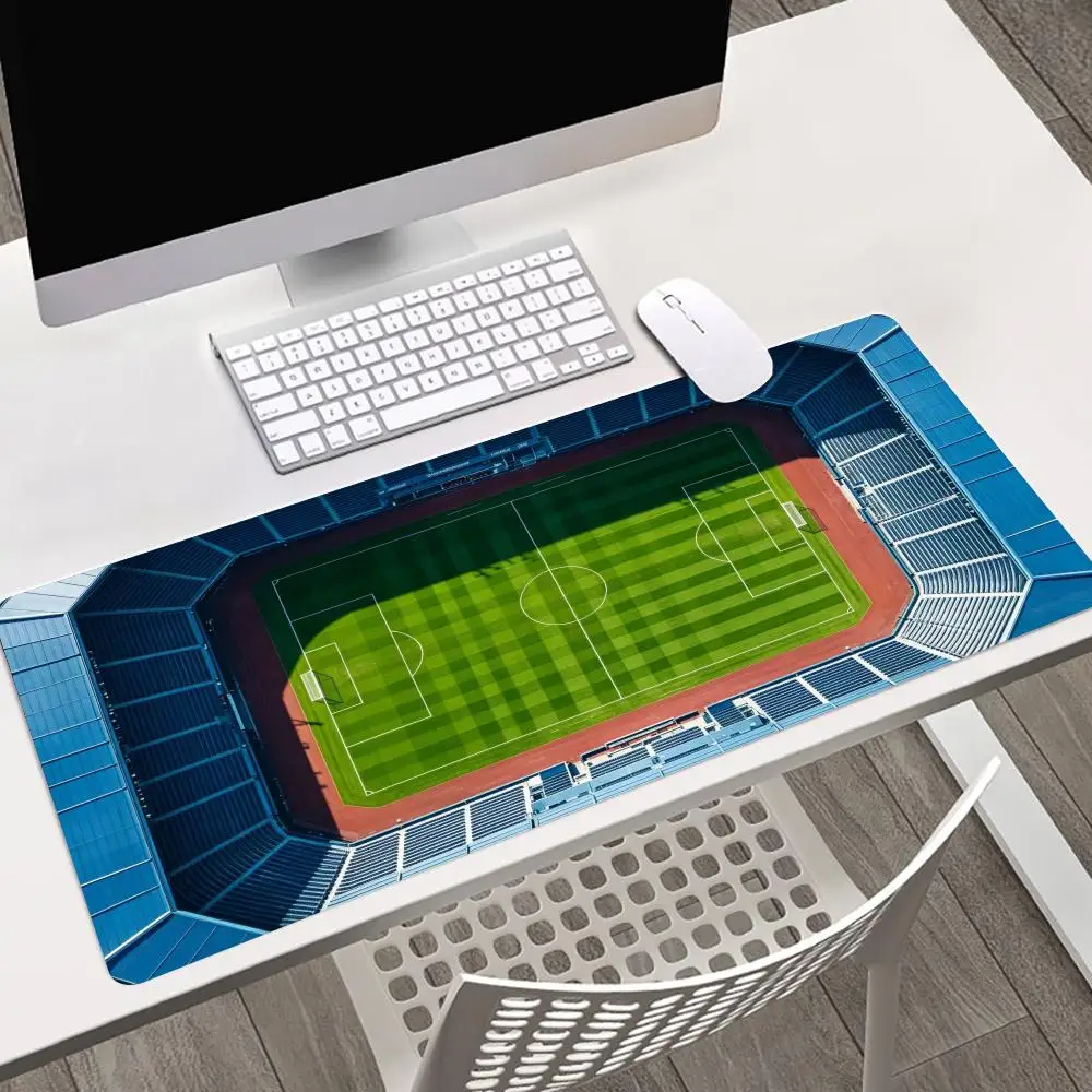 Football Field Mousepad Non-slip Desk Pad Extended Computer Mouse Mat for PC Gamer Work Table Decor Pc Accessories Desk Mat
