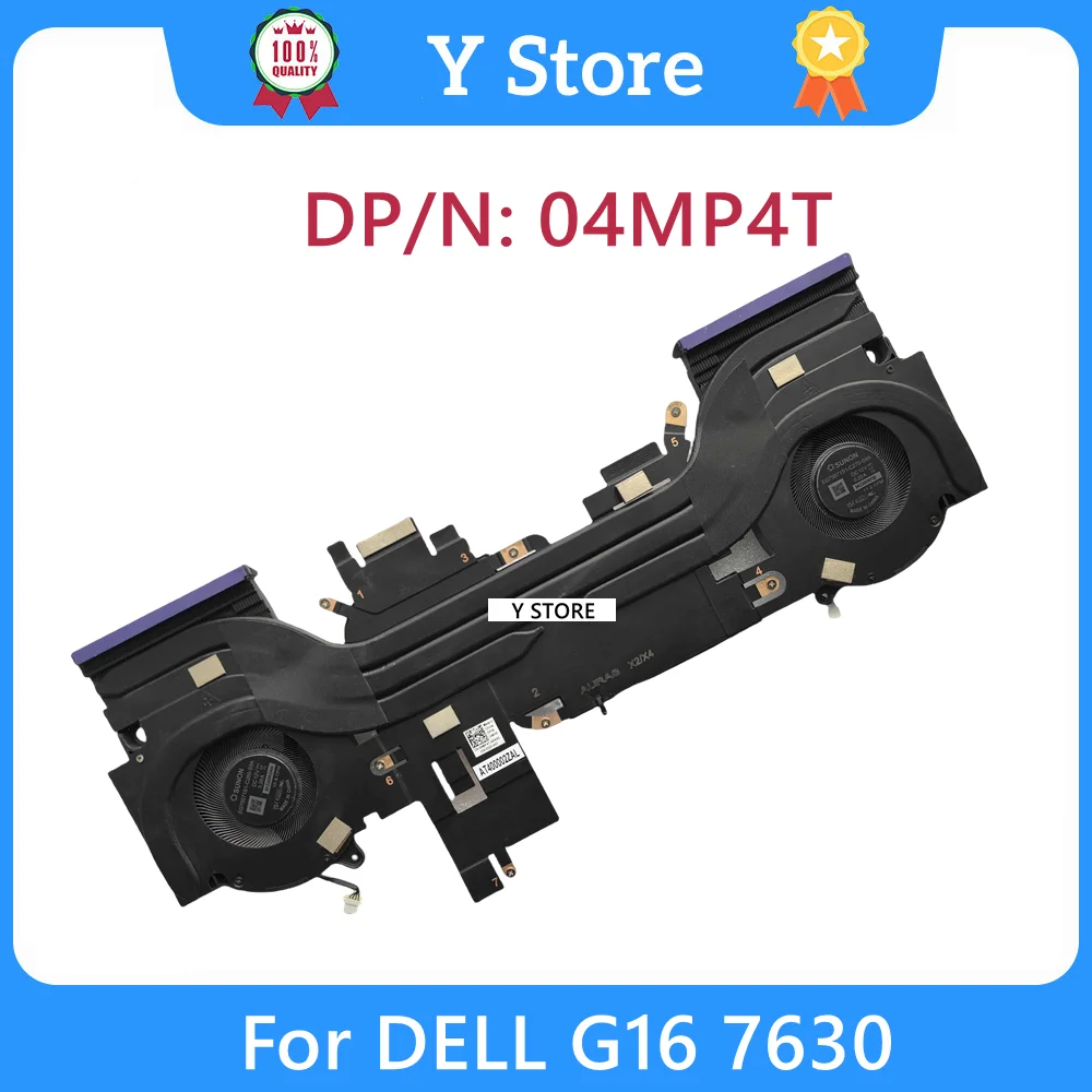 Y Store 04MP4T New Original For DELL G16 7630 Laptop CPU Cooling Fan Cooler Fan With Heatsink RPL115W 4MP4T CN-04MP4T Fast Ship